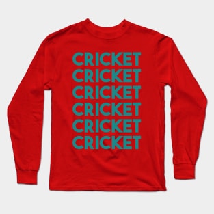 Cricket lover sports Long Sleeve T-Shirt